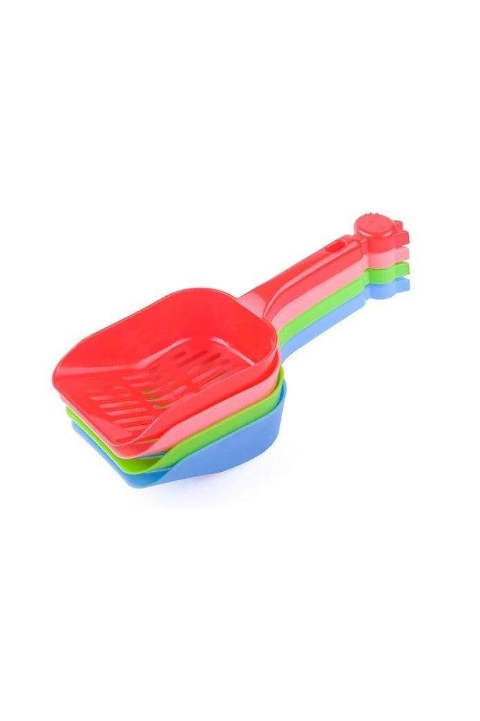 صندوق فضلات للقطط بتصميم ذكي ومريح مع جاروف - Image 4